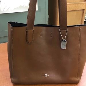 Authentic Coach Derby Tote- Saddle color